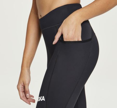 Hoka One One Performance Capri Tight - Colanti Dama Negrii | RO-WfkmSq4